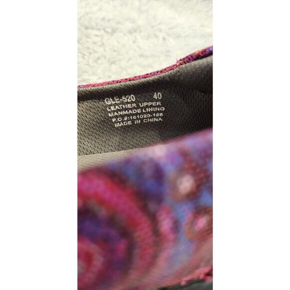 Alegria‎ Glee Wowie Zowie Pink Floral Slip-on Shoes EU 40 US 9.5 10 Worn Once - Picture 6 of 6